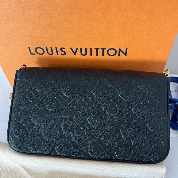 ❌❌SOLD❌❌ Félicie Pochette Louis Vuitton Black Monogram - FULL INCLUSION* - Picture 6 of 14